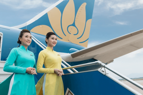 Quảng cáo trên máy bay Vietnam Airlines