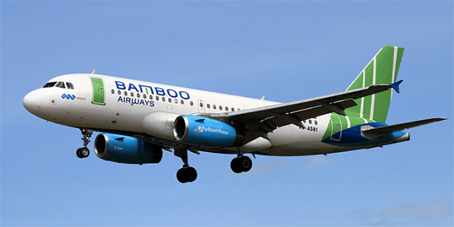 Quảng cáo trên máy bay Bamboo Airways