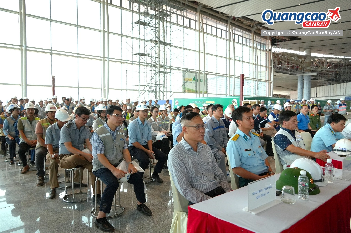 Lãnh đạo ACV phát biểu tại lễ ra quân 180 ngày đêm Sân bay Long Thành